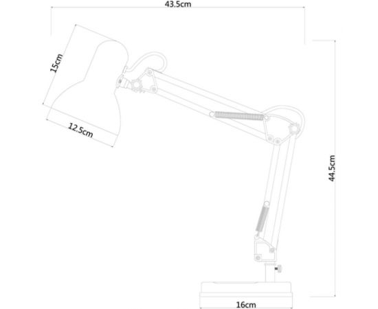 Настольный светильник Arte Lamp A1330LT-1WH – изображение 3