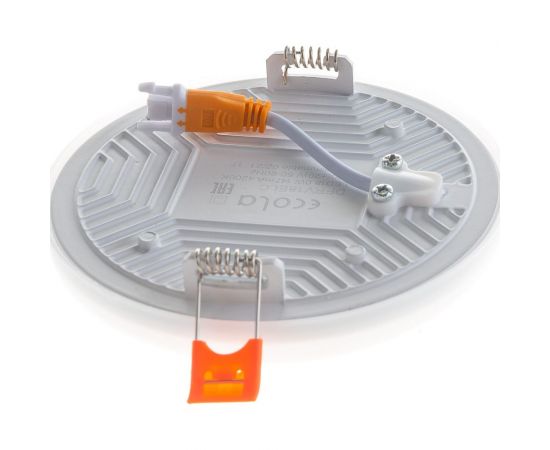 Встраиваемый светильник Ecola LED downlight Круглый безрам даунлайт с драйвером 18W 220V 4200K 120x30 DFRV18ELC – изображение 3