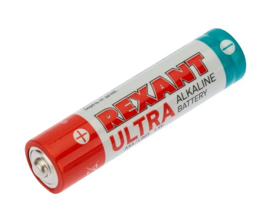 Ультра алкалиновая батарейка REXANT AAA, LR03 2 шт 30-1010 – изображение 3