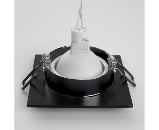 Встраиваемый потолочный светильник FERON DL2801 MR16 G5.3 черный 40526 – изображение 3