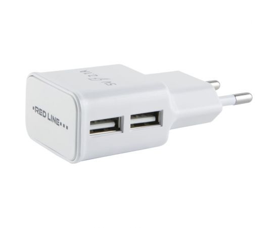 СЗУ Red Line 2 USB модель NT-2A, 2.1A + кабель Type-C, белый УТ000013636 – изображение 3