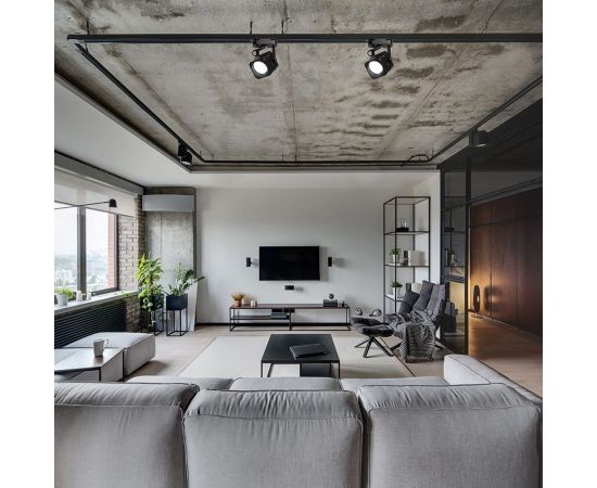 Трековый однофазный светильник на шинопровод FERON GU10, AL190, 50W, 230V, черный 41590 – изображение 3