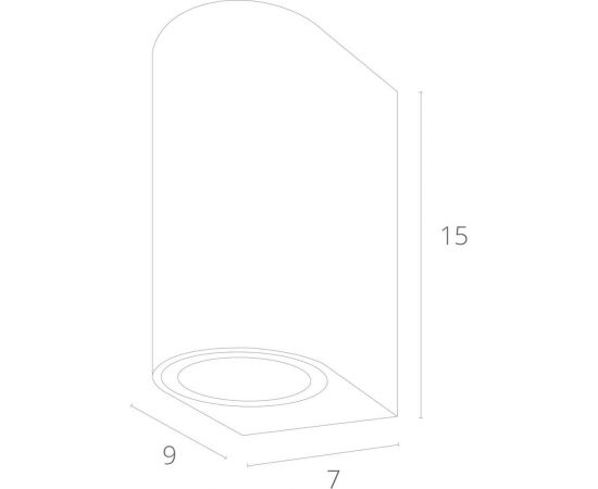 Уличный светильник Arte Lamp COMPASS A3102AL-2WH – изображение 4
