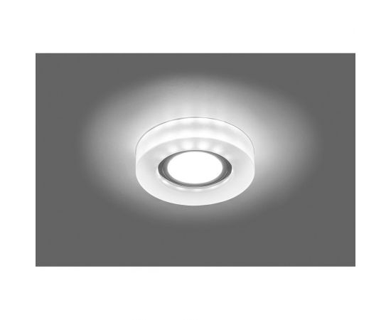 Потолочный светильник с подсветкой FERON 15LED 2835 4000K MR16 50W G5.3, белый матовый, CD8080 29707 – изображение 4