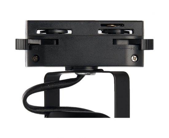 Трековый однофазный светильник на шинопровод FERON GU10, AL190, 50W, 230V, черный 41590 – изображение 4