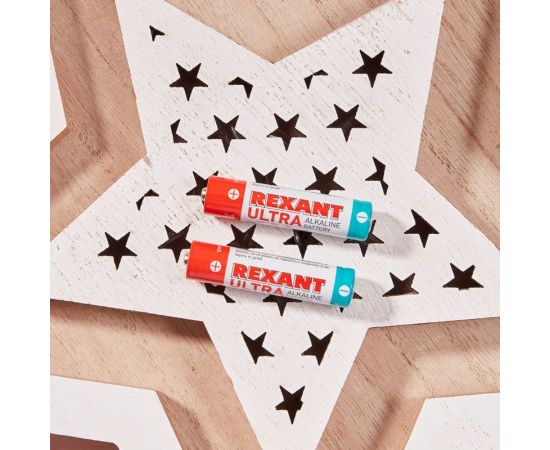 Ультра алкалиновая батарейка REXANT AAA, LR03 2 шт 30-1010 – изображение 4