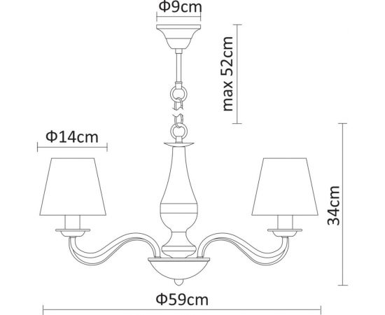 Светильник подвесной Arte Lamp A9368LM-5AB – изображение 4