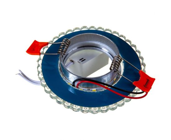 Встраиваемый потолочный светильник FERON со светодиод подсветкой, прозрач, хром, CD904 28977 – изображение 4