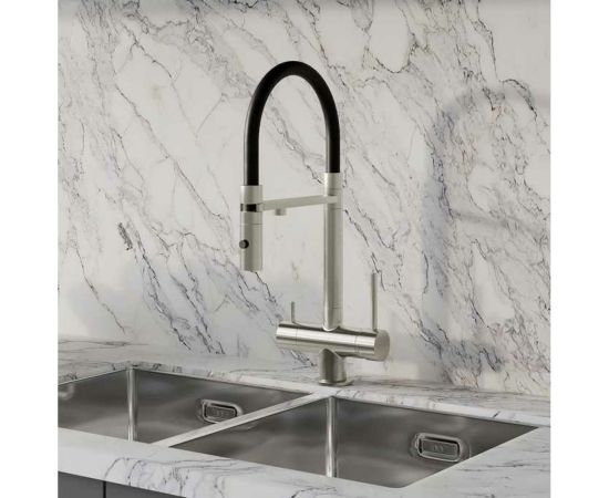 Смеситель для кухни IDDIS Ace с фильтром и гибким изливом, сатин ACEBNFFi05 – изображение 4