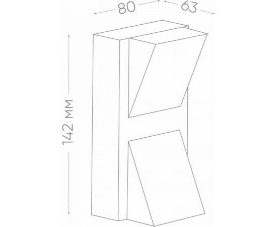 Уличный светодиодный светильник FERON DH103 6W, 400Lm, 4000K, черный 06316 – изображение 4
