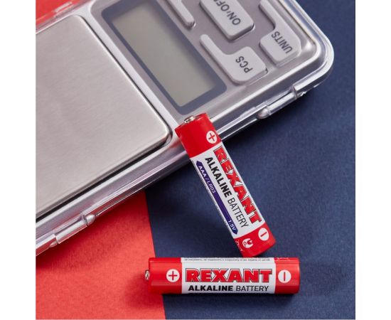 Алкалиновая батарейка REXANT AAA, LR03 2 шт 30-1052 – изображение 5