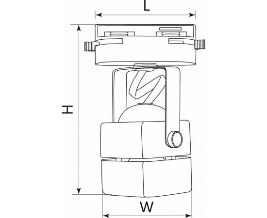 Трековый однофазный светильник на шинопровод FERON GU10, AL190, 50W, 230V, черный 41590 – изображение 5