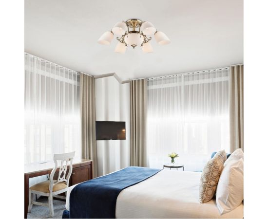 Потолочный светильник Eurosvet 22010 6+2 античная бронза 00000055432 – изображение 5