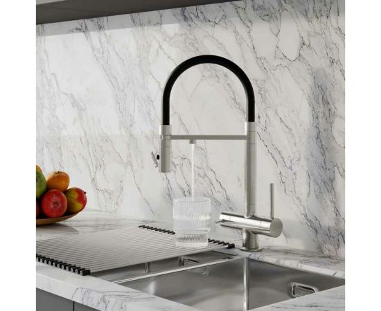 Смеситель для кухни IDDIS Ace с фильтром и гибким изливом, сатин ACEBNFFi05 – изображение 5