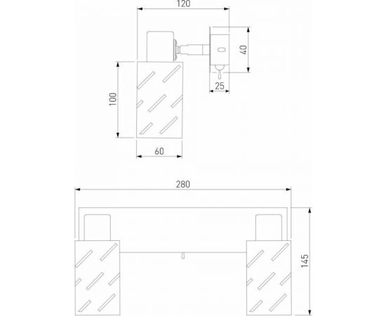 Настенный светильник Eurosvet 20090/2 белый/хром a050200 – изображение 6
