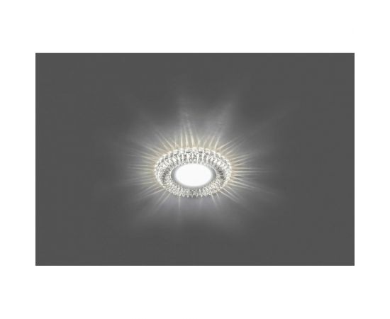 Встраиваемый потолочный светильник FERON со светодиод подсветкой, прозрач, хром, CD904 28977 – изображение 7