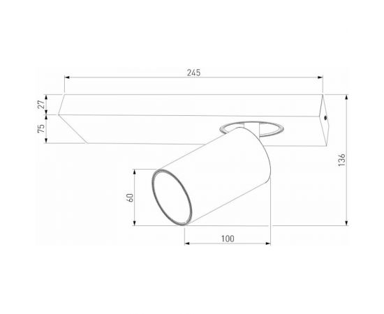 Настенный светильник Eurosvet 20139 1 LED белый a059096 – изображение 7