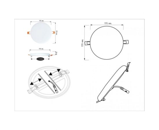 Потолочный светильник Arte Lamp A7983PL-1WH – изображение 8