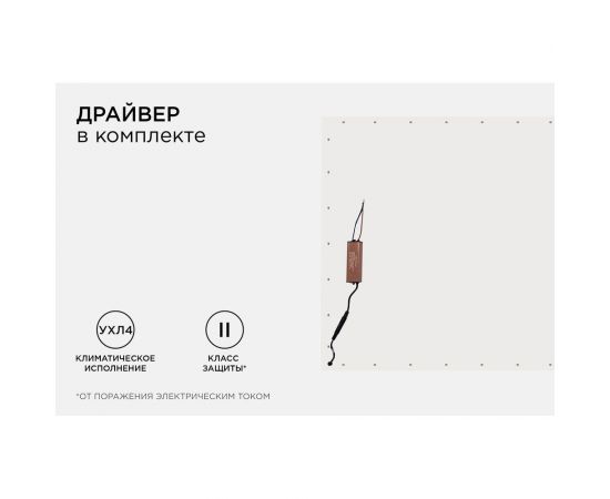 Светодиодная панель Apeyron 36Вт, 3600Лм, 6500К, 595х595х9мм 42-002 – изображение 9