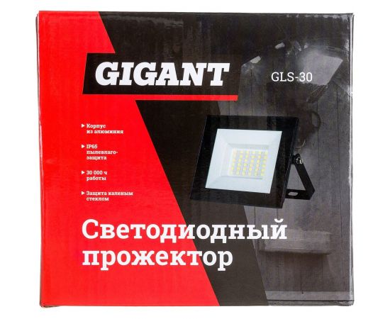 Светодиодный прожектор Gigant 30W 6400К 220V GLS-30 – изображение 10