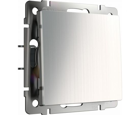 Одноклавишный выключатель WERKEL W1110002 глянцевый никель a051082 
