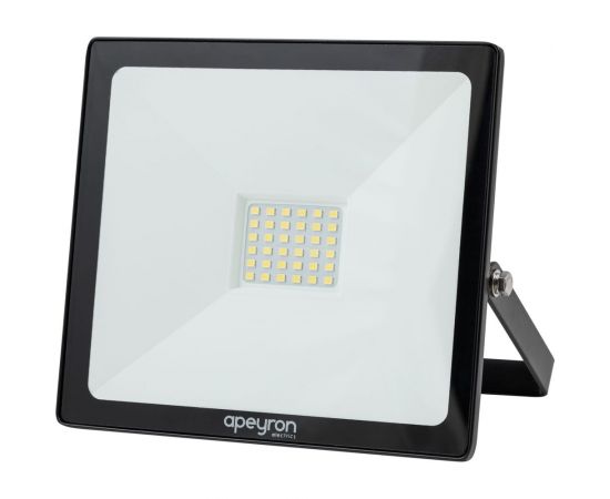 Светодиодный прожектор LED Apeyron 50Вт, 6500К, 4000 лм, IP65, smd, 171х151х25мм, черный / 05-40 