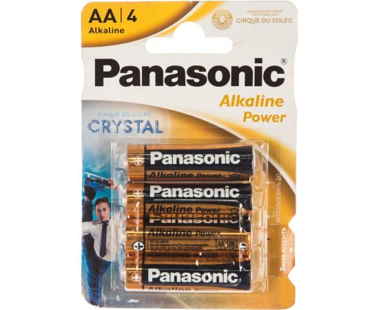 Батарейка Panasonic щелочная LR6 AA Alkaline 1.5В бл/4 5410853049500 