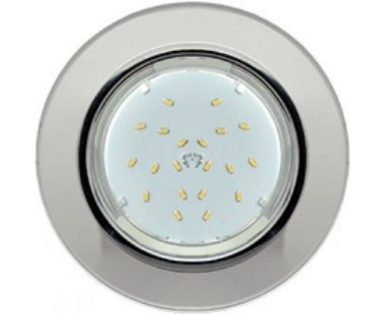 Светильник Ecola GX53 H4 LD5310 Glass стекло, круг, подсветка хром - хром зеркальный 38x126 SM53RNECH 