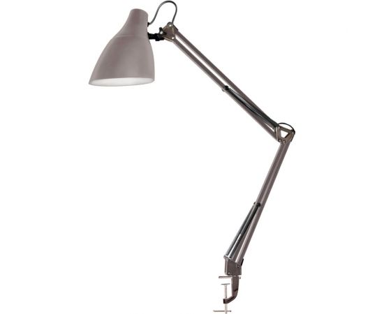 Настольный светильник Camelion KD-335 C26 тауп, с металлической струбциной, 230V, 40W, E27 13878 