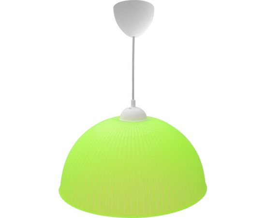 Декоративный светильник Apeyron, подвесной, Оулу, пластик, 1хЕ27 15Вт, 220В, салатовый, шнур белый / 16-25 