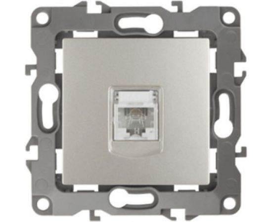 Телефонная розетка ЭРА 12310515 RJ11, IP20, Эра12, перламутр Б0019345 