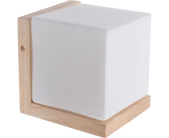 Декоративный настенный светильник APEYRON деревянная подставка, куб 16-01 