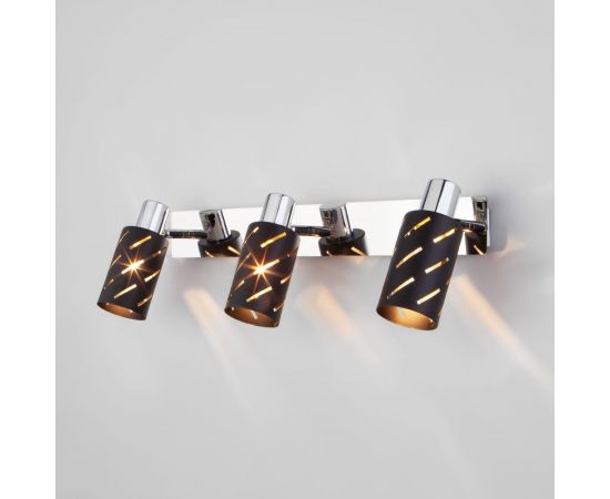 Настенный светильник Eurosvet 20090/3 черный/хром a050201 