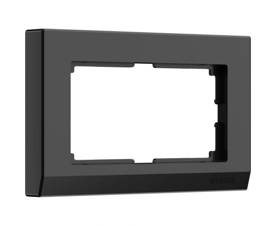 Рамка для двойной розетки WERKEL W0081808 Stark черный a050921 