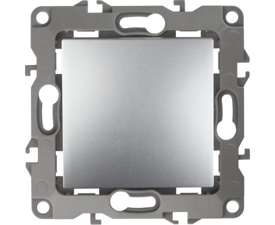 Выключатель ЭРА 12-1101-03 10АХ-250В, IP20, алюминий Б0014623 