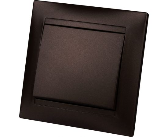1-клавишный выключатель TDM 10А, шоколад, Лама SQ1815-0501 