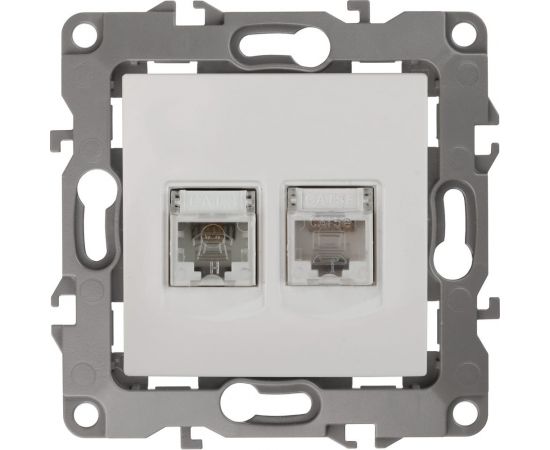 Комбинированная розетка ЭРА 12-3109-01 RJ45 RJ11, IP20, 12, белый Б0018248 