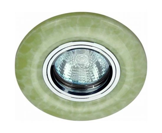 Встраиваемый светильник De Fran MR16 хром+светло-зеленый, FT 836 GR 