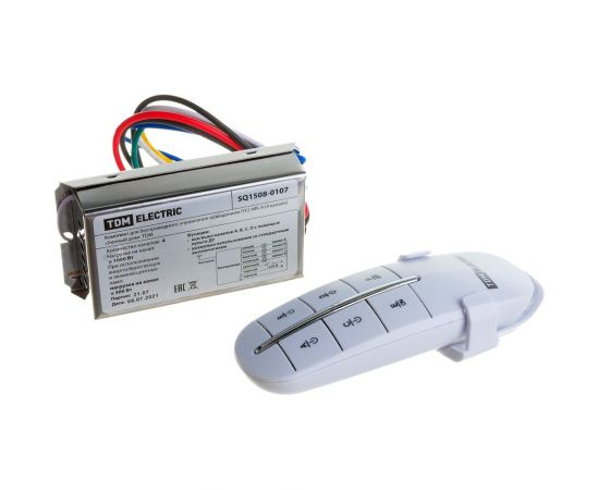 Комплект для беспроводного управления освещением TDM ПУ2-МK-4 4 канала "Уютный дом" SQ1508-0107 