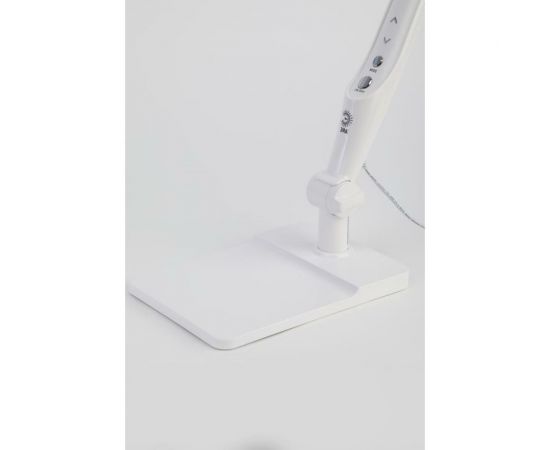 Настольный светодиодный светильник ЭРА NLED-497-12W-W на струбцине и с основанием, белый Б0052770 – изображение 11