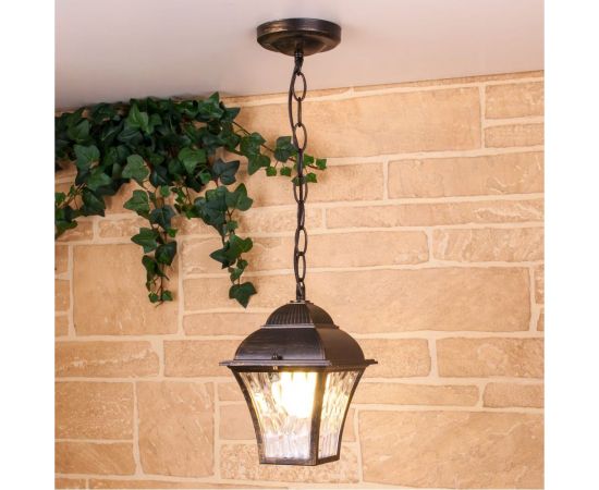 Садово-парковый светильник Elektrostandard Apus GL 1009H черное золото a043115 – изображение 2