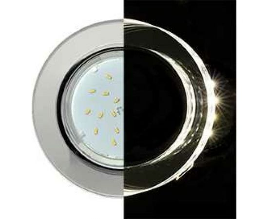 Светильник Ecola GX53 H4 LD5310 Glass стекло, круг, подсветка хром - хром зеркальный 38x126 SM53RNECH – изображение 2