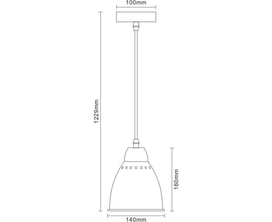 Подвесной светильник Camelion PL-430S-1 С59 старинная медь, LOFT, E27, 60Вт, 230В, металл 13084 – изображение 2
