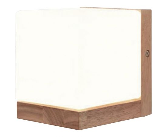 Декоративный настенный светильник APEYRON деревянная подставка, куб 16-01 – изображение 2