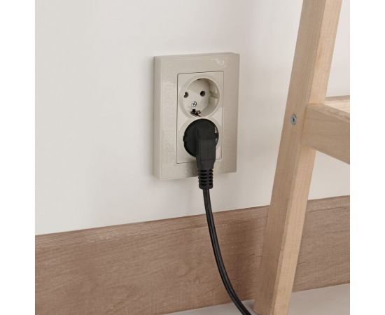 Двойная розетка WERKEL W1172003 с заземлением, слоновая кость a051465 – изображение 2