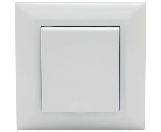 Одинарная розетка Vesta Electric Roma с заземлением с крышкой FRZ00010103BEL – изображение 2