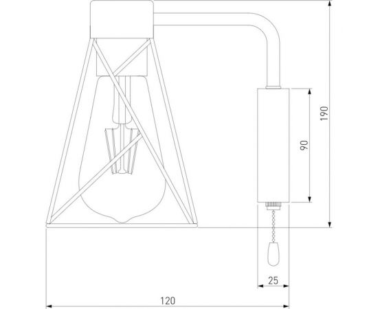 Настенный светильник Eurosvet 70107 1 черный a044746 – изображение 3