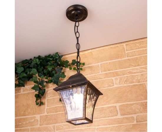 Садово-парковый светильник Elektrostandard Apus GL 1009H черное золото a043115 – изображение 3