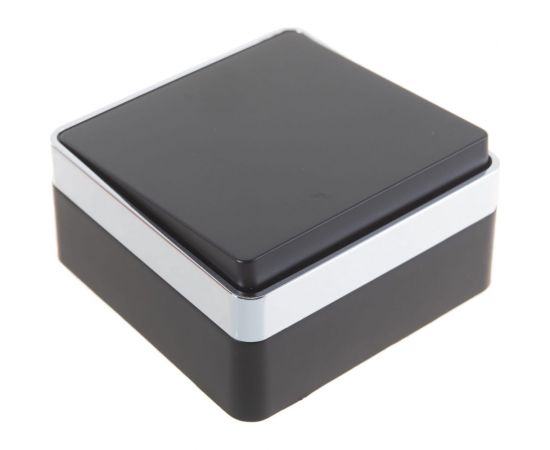 Одноклавишный выключатель Werkel Gallant черный/хром W5010035 a050968 – изображение 3