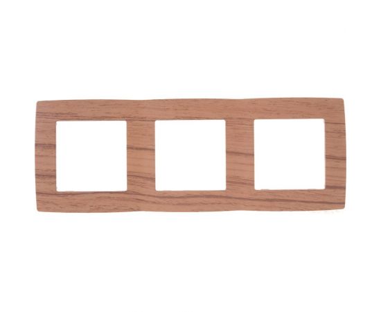 Рамка ЭРА 12500309 на 3 поста, дуб Б0014769 – изображение 3